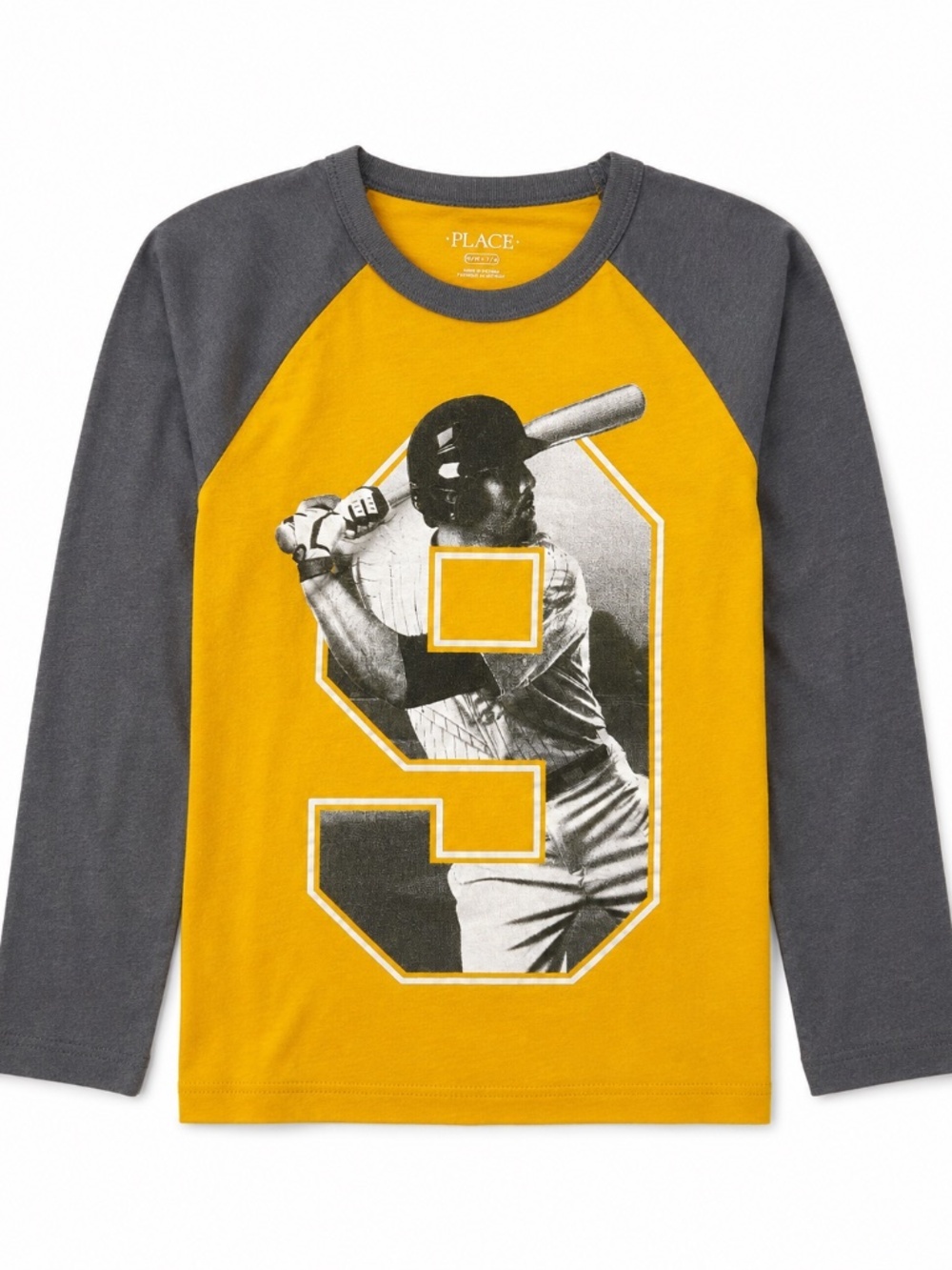 The Children’s Place Baseball Graphic Raglan Shirt — Kids M 7/8